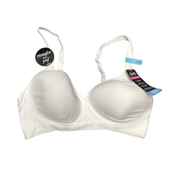 Bali Bra Wirefree Comfort Revolution Seamless No Wire Full Coverage 36C‎ White - Picture 1 of 6